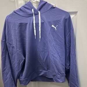 Puma Lavender Hoodie with White Accents